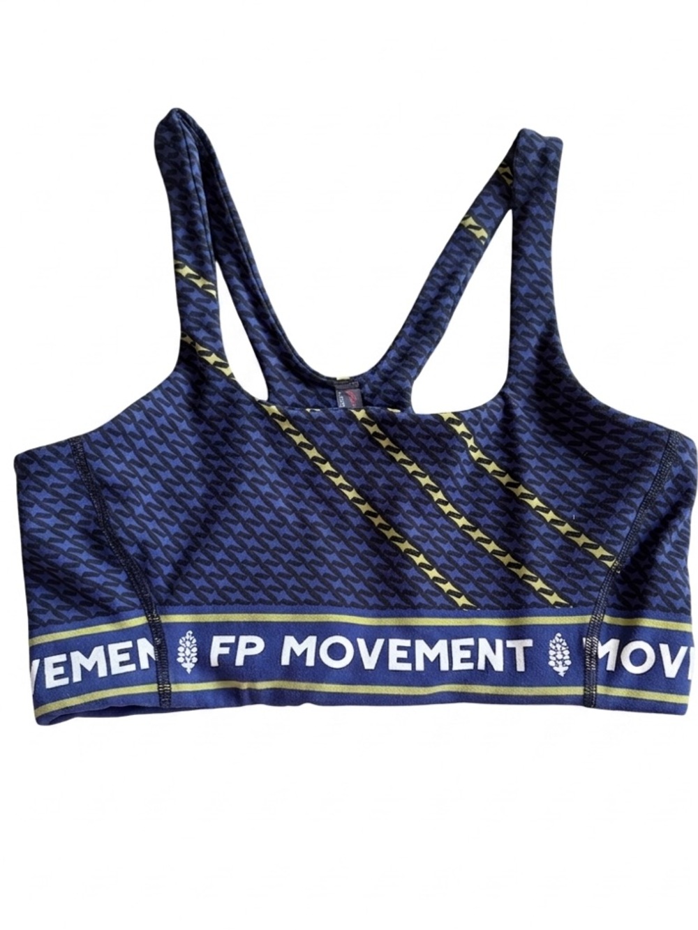 NWOT FP Movement Never Better Logo Square Neck Sports Bra